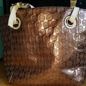 Gold Michael Kors Handbag